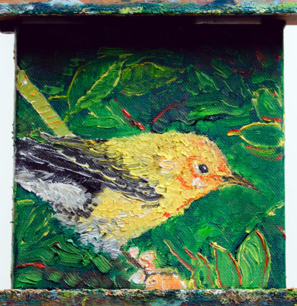 yellow bird painting