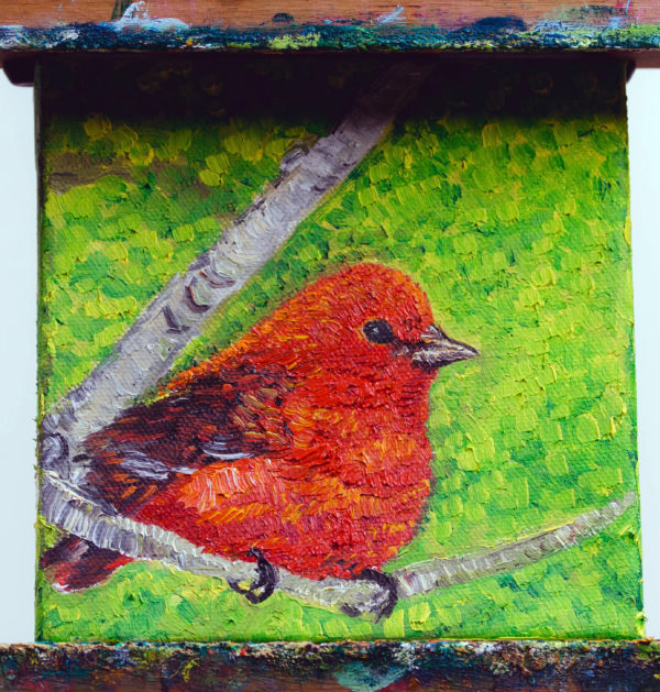 CArdinal Painting by Miguel Hoyos