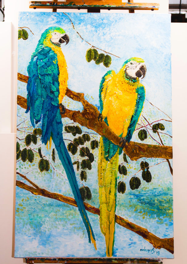 Hyacinth Macaw Painting